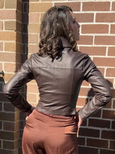 Load image into Gallery viewer, Rose Jacket in Dark Brown