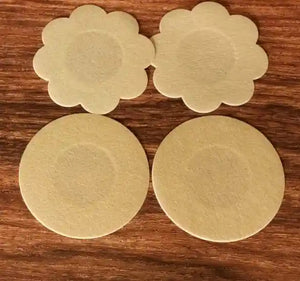 NEW Paper Thin Nipple Covers (5 x flower shaped 5 x circular shaped)