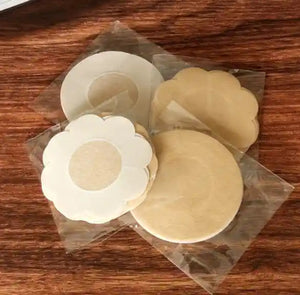 NEW Paper Thin Nipple Covers (5 x flower shaped 5 x circular shaped)