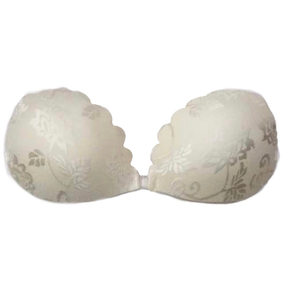 NEW Lace Push Up Bra in White with Removable Strap