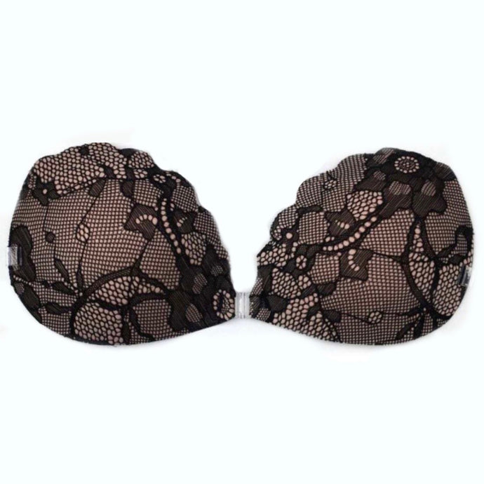 Lace Push Up Bra in Noir with Removable Strap (Shipping Feb 20)