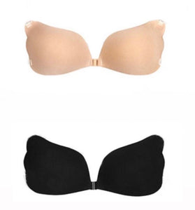 2 pack Invisible Push Up Bra with Removable Straps