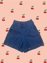 Load image into Gallery viewer, itty bitty high waisted denim shorts
